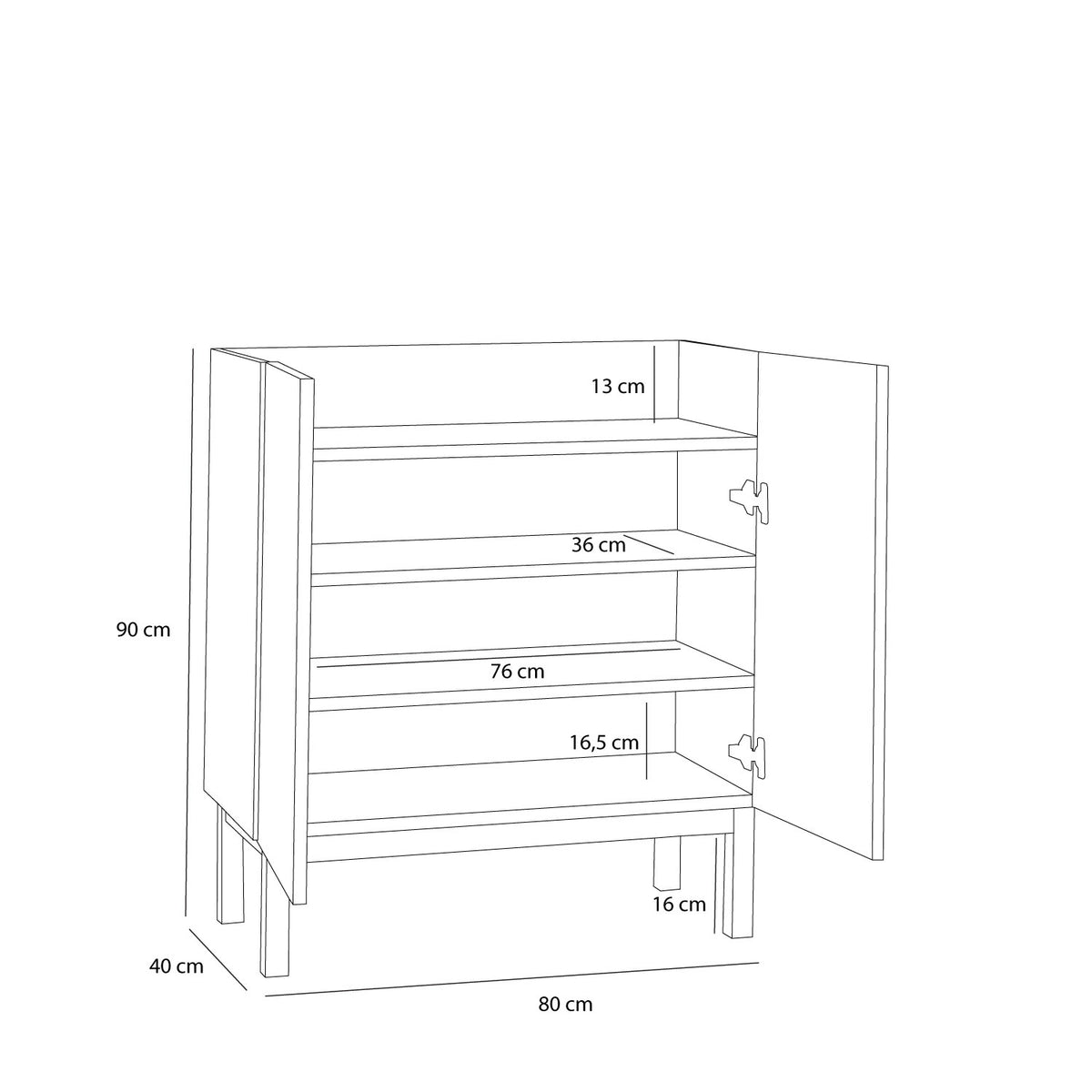 Ark Schrank, Natur