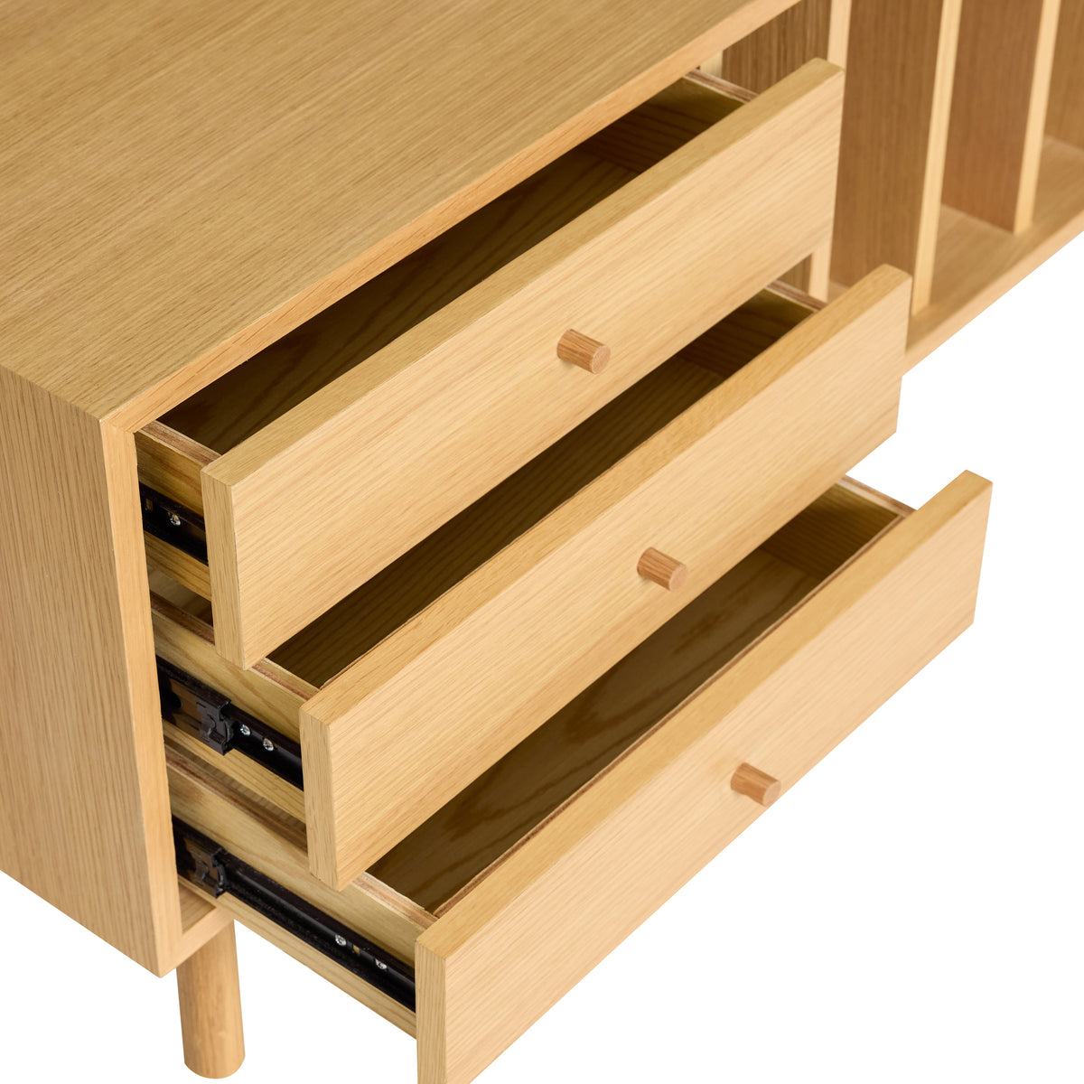 PolsterOase Möbel – Nobby Sideboard aus Eichenholz – Ansicht 7