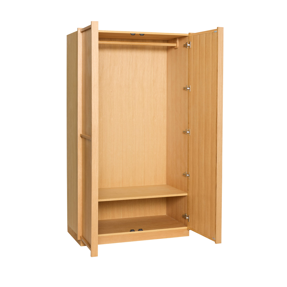 Kura Kleiderschrank, Natur, Groß