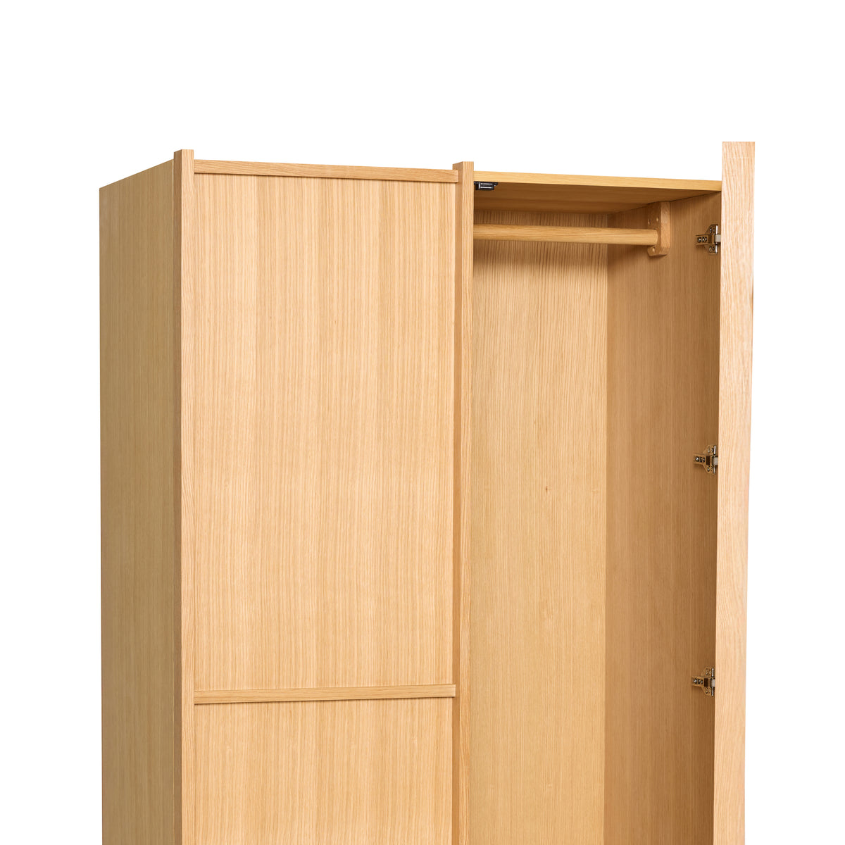 Kura Kleiderschrank, Natur, Groß