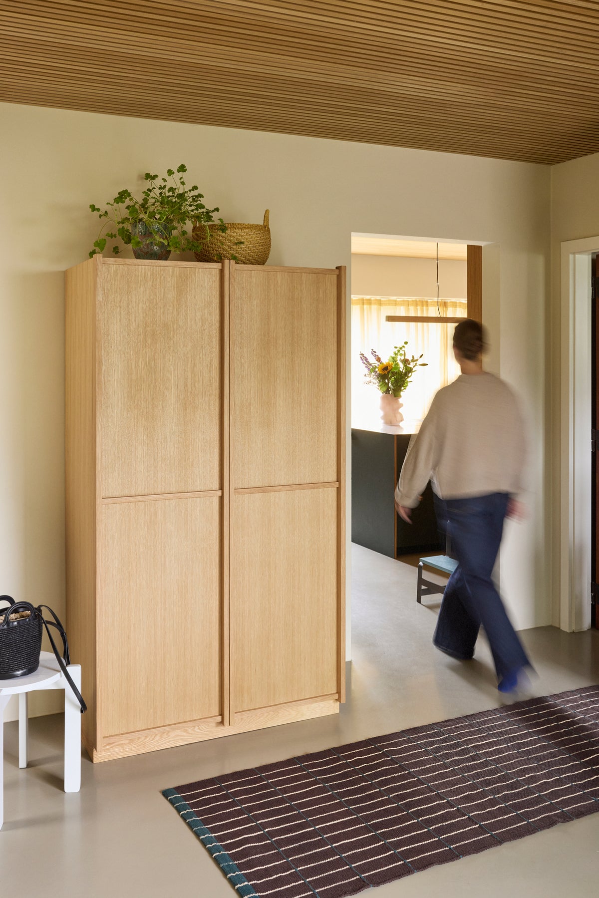 Kura Kleiderschrank, Natur, Groß