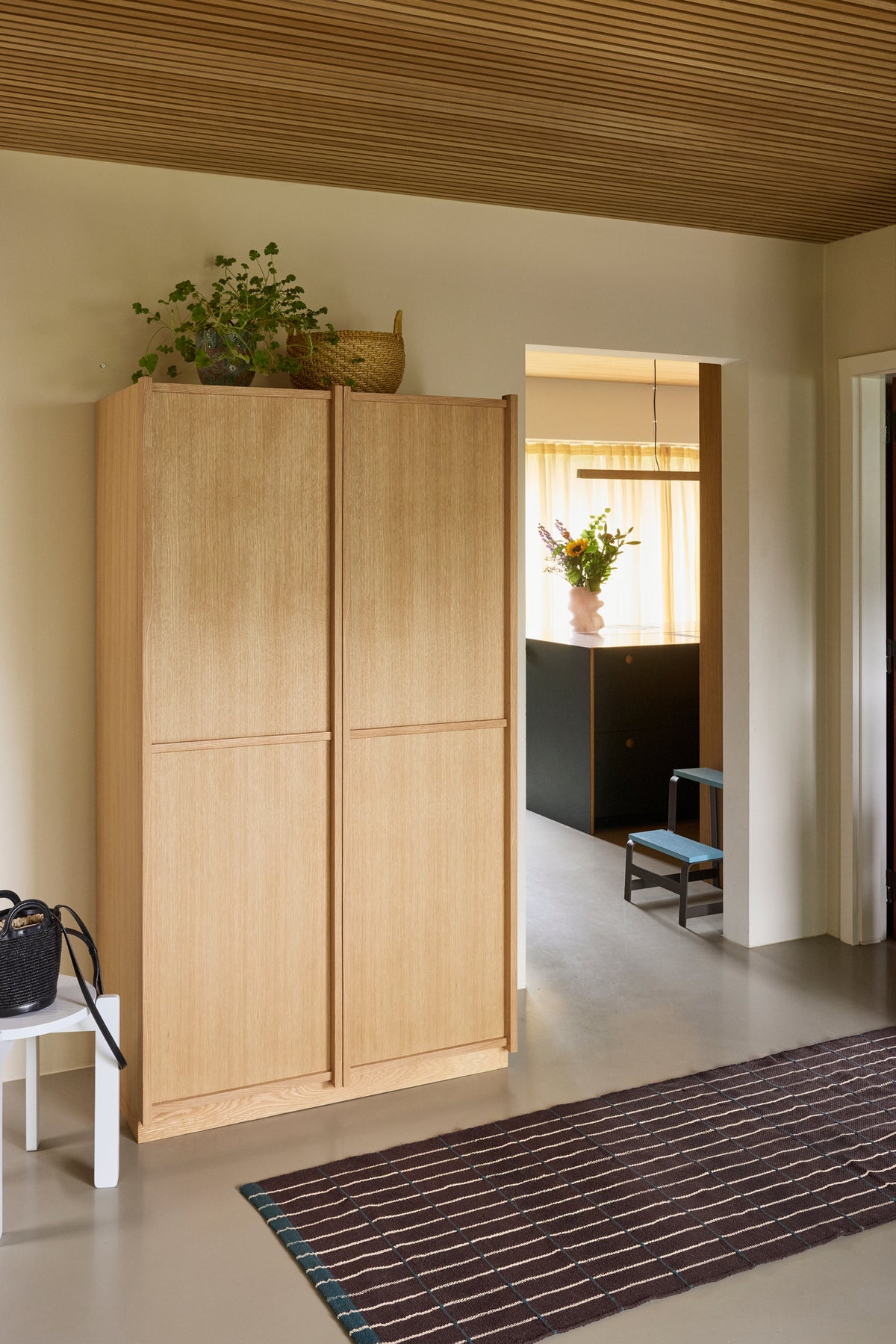 Kura Kleiderschrank, Natur, Groß