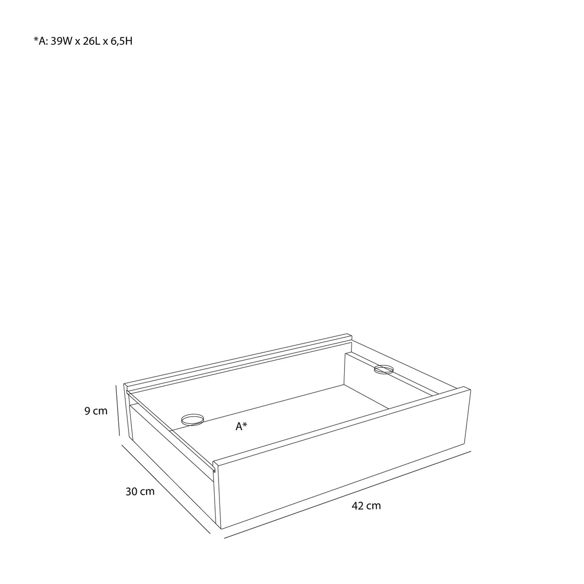 PolsterOase Möbel – Senri Display Box Eiche – Ansicht 5