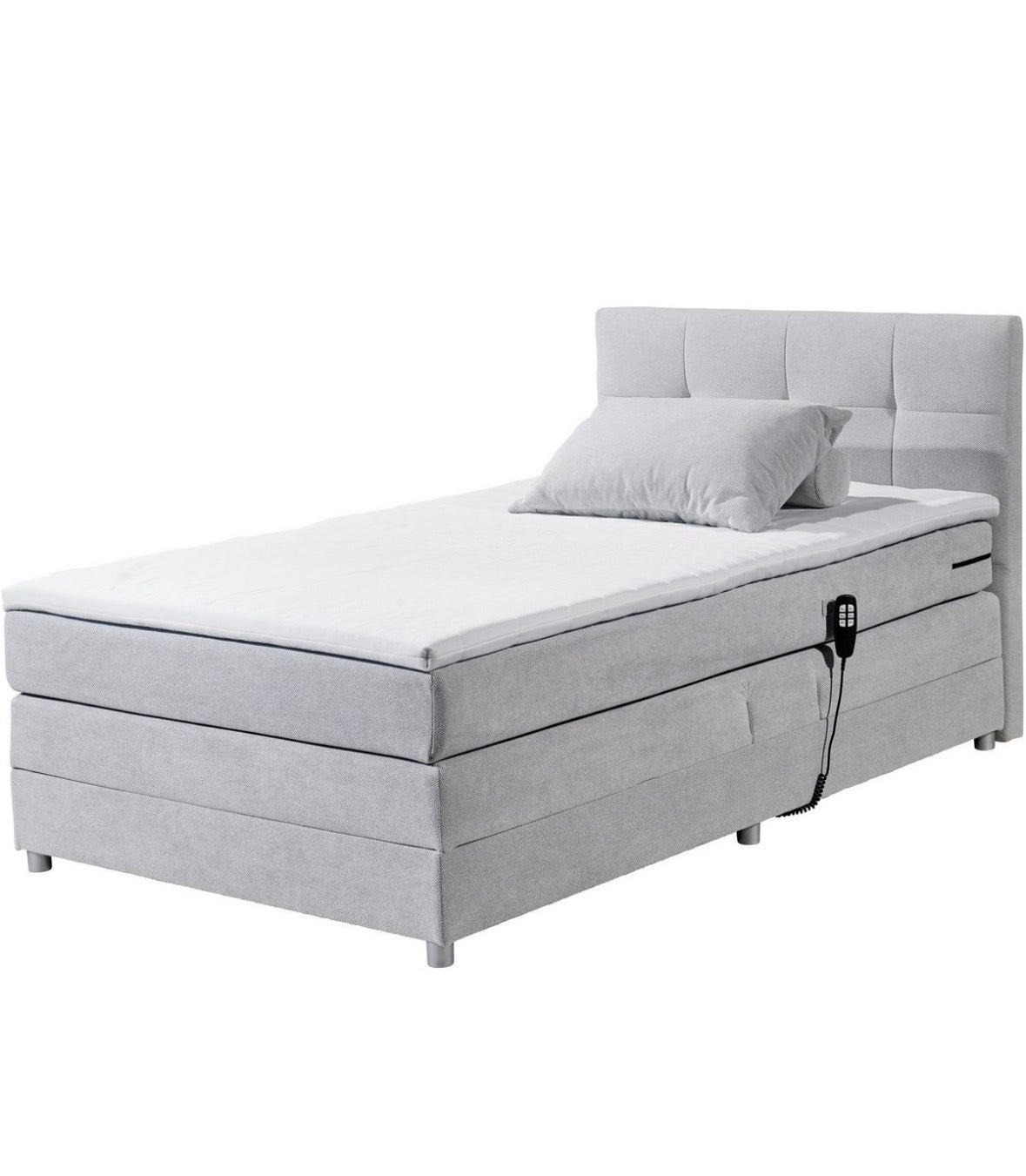 Boxspringbett - 120x200cm mit Motor + Matratze | PolsterOase