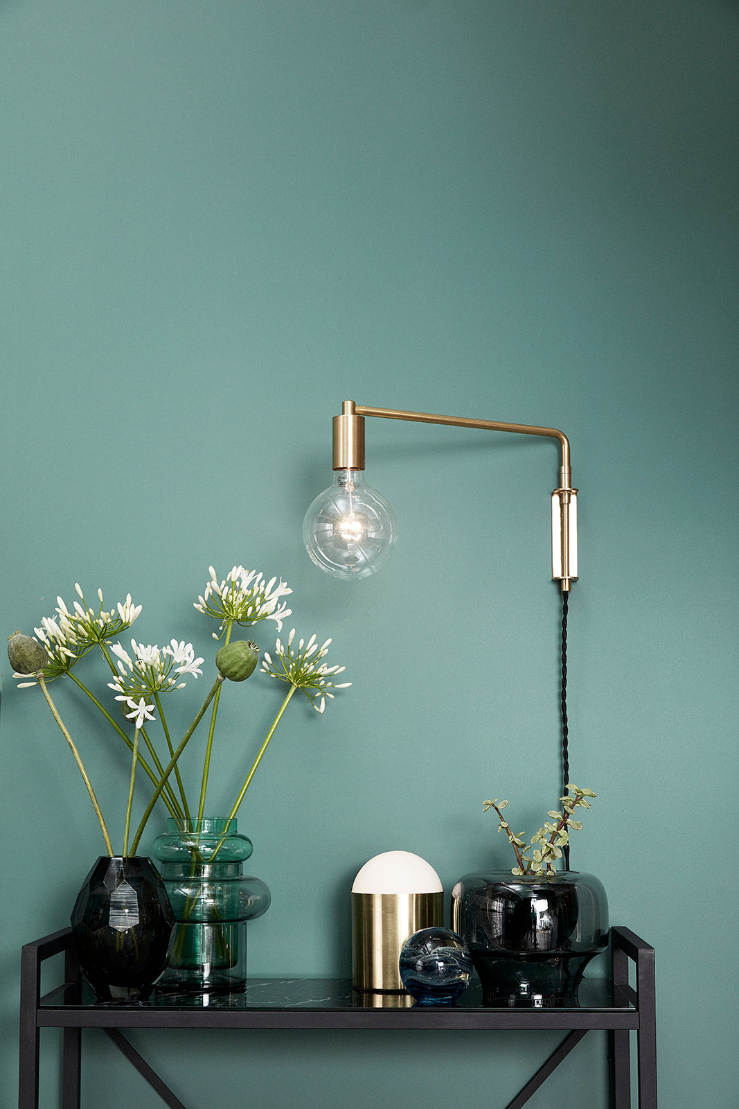 Pyke Wandleuchte Messing