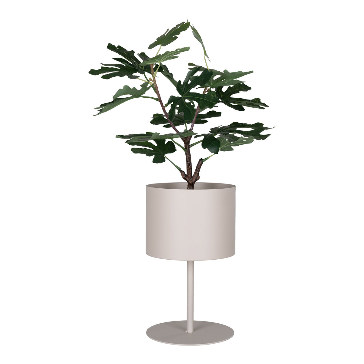 PolsterOase Möbel – Trofa Blumenständer aus Stahl, Sand, Ø 21, 5 cm – Ansicht 3