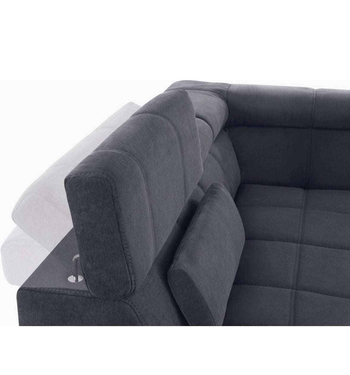 Wohnlandschaft in Microfaser, 359cm Breit | PolsterOase - POLSTEROASE