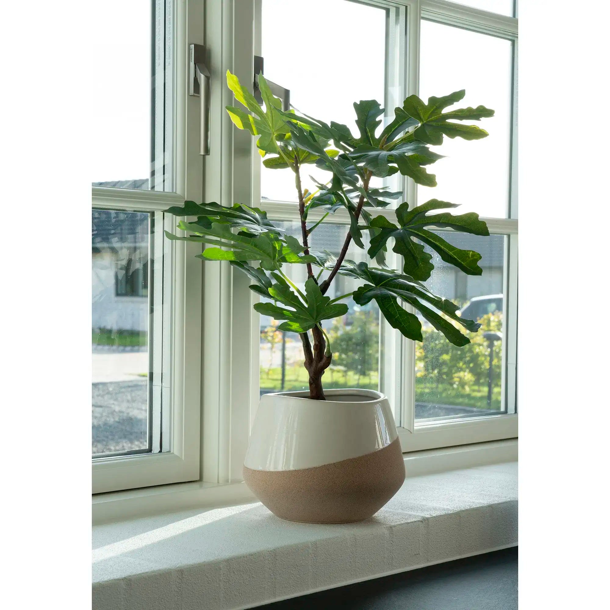 Kunstbaum Feige Grün 60 cm – Pflegeleichte Zimmerpflanze im skandinavischen Stil