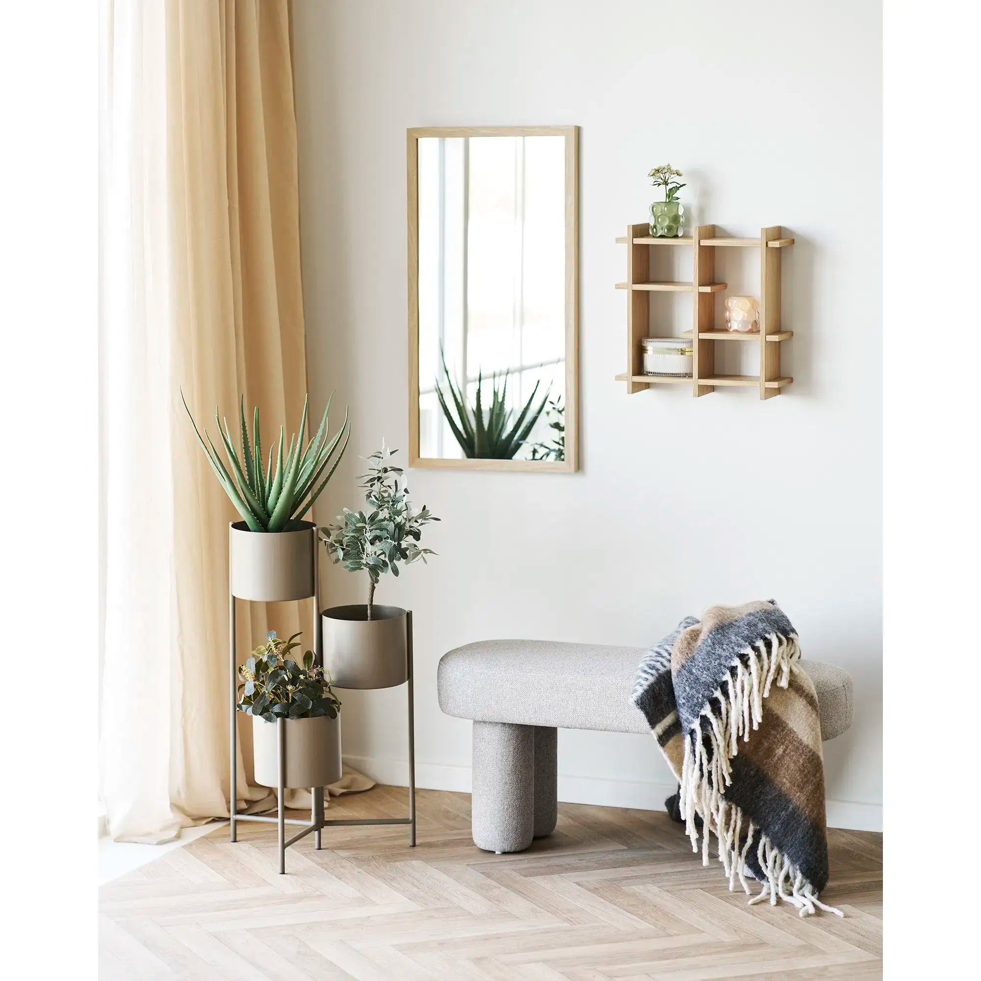 Kunstpflanze Grün 35 cm – Pflegeleichte Deko im skandinavischen Stil