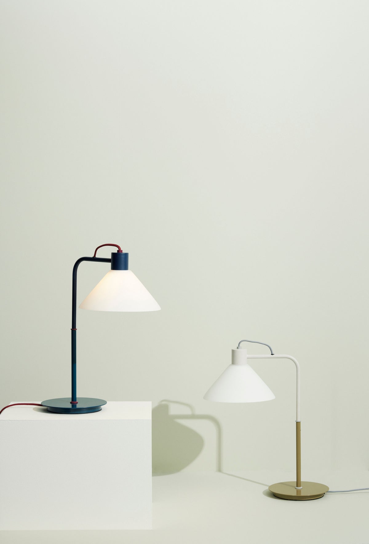 Spot-Tischlampe Khaki