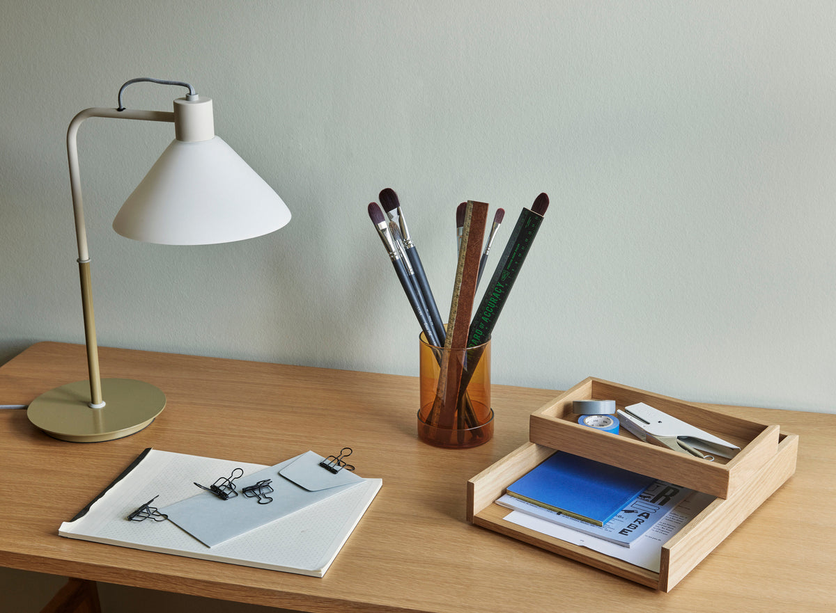 Spot-Tischlampe Khaki