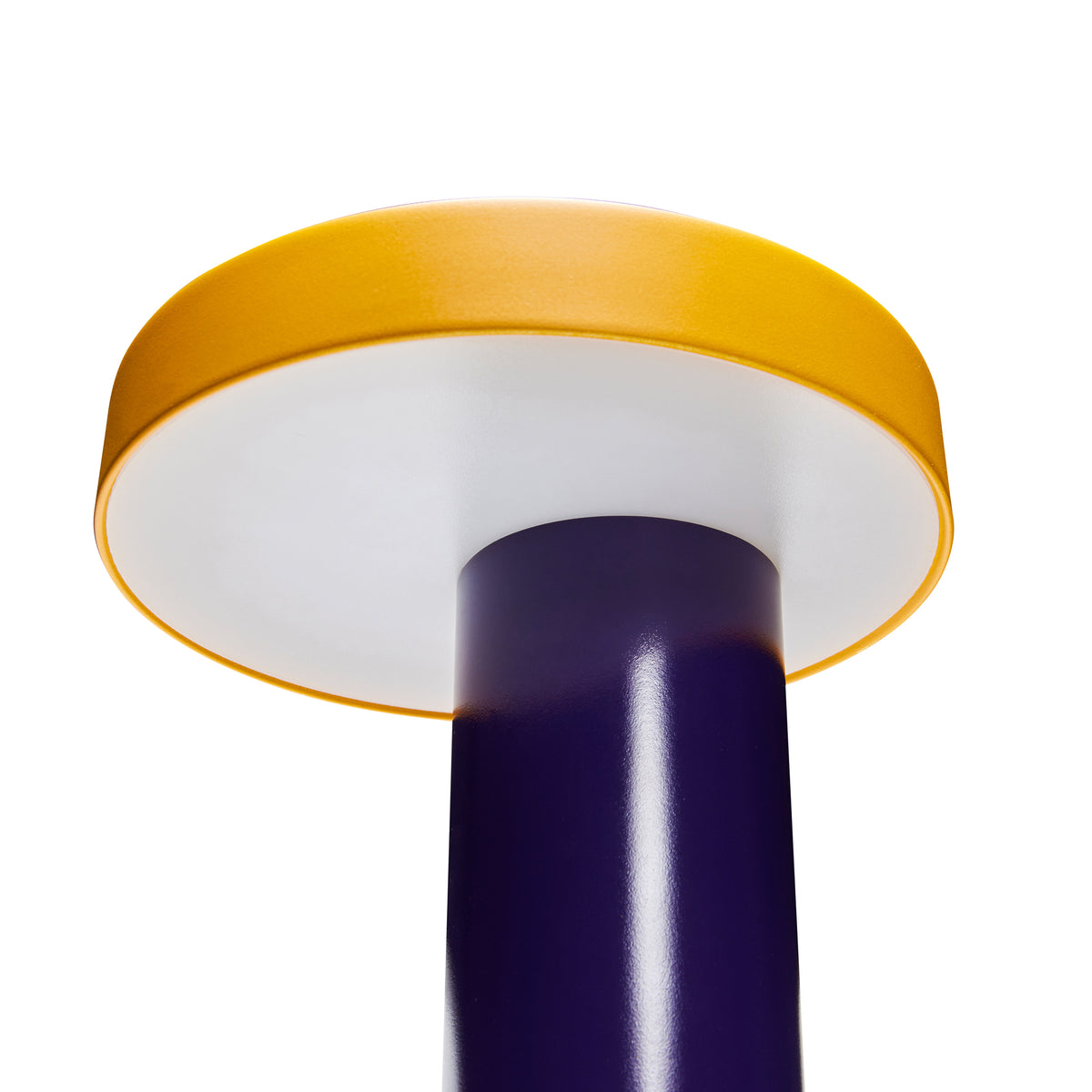 Magische Tischlampe lila/gelb