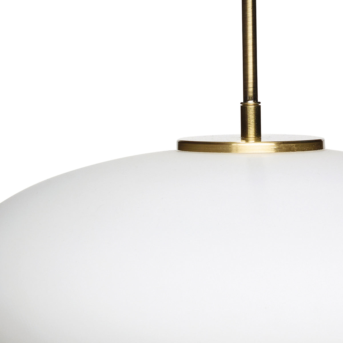 Muse Pendelleuchte Ellipse Weiß