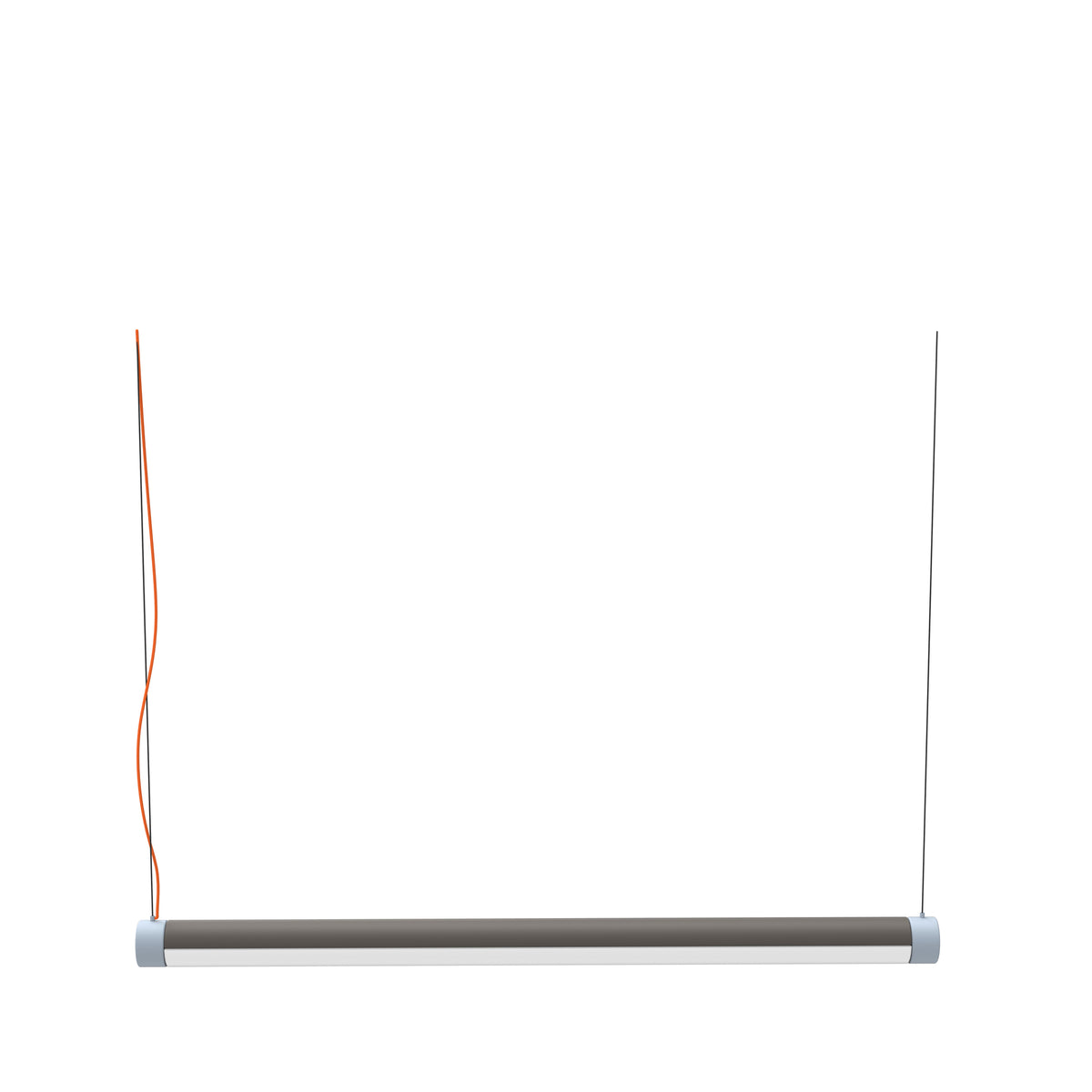Interplay Pendelleuchte L 85 cm Braun/Blau/Orange