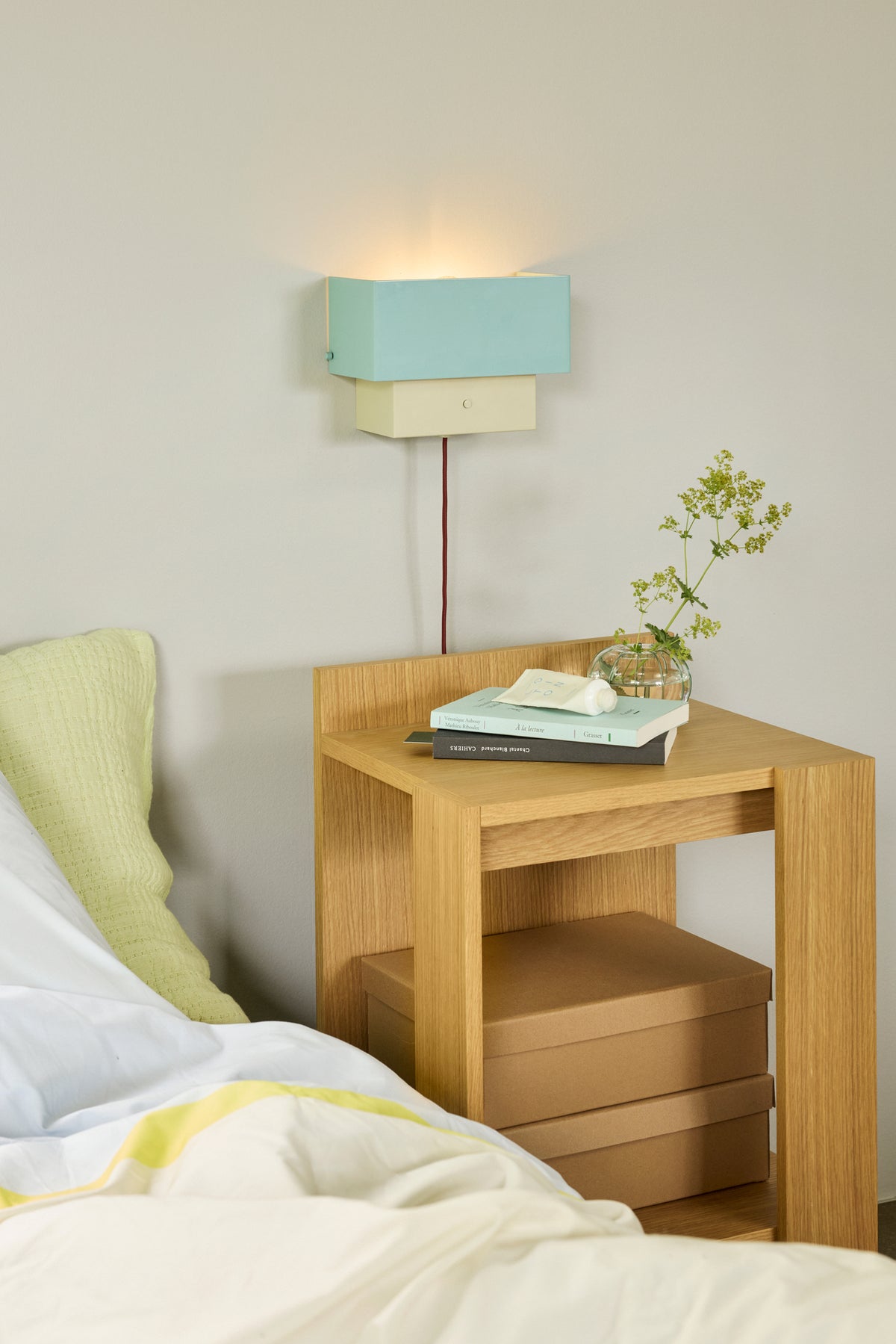 Arte Wandleuchte Blau/Sand
