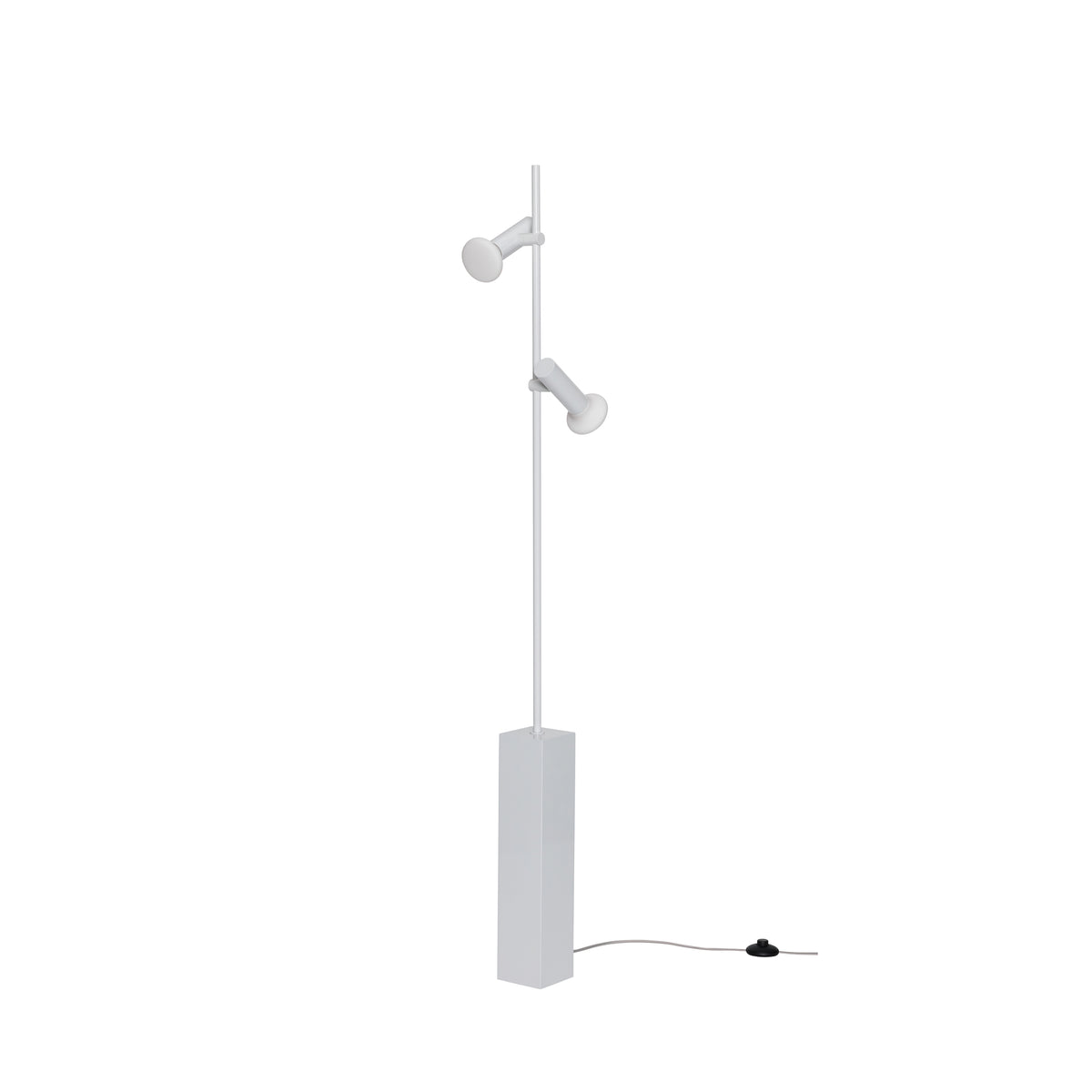 Stehleuchten-Set hellgrau