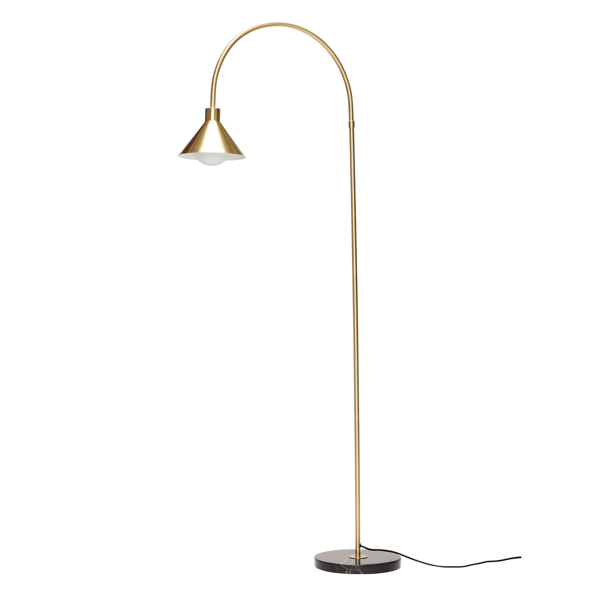 Rohr-Stehlampe Messing