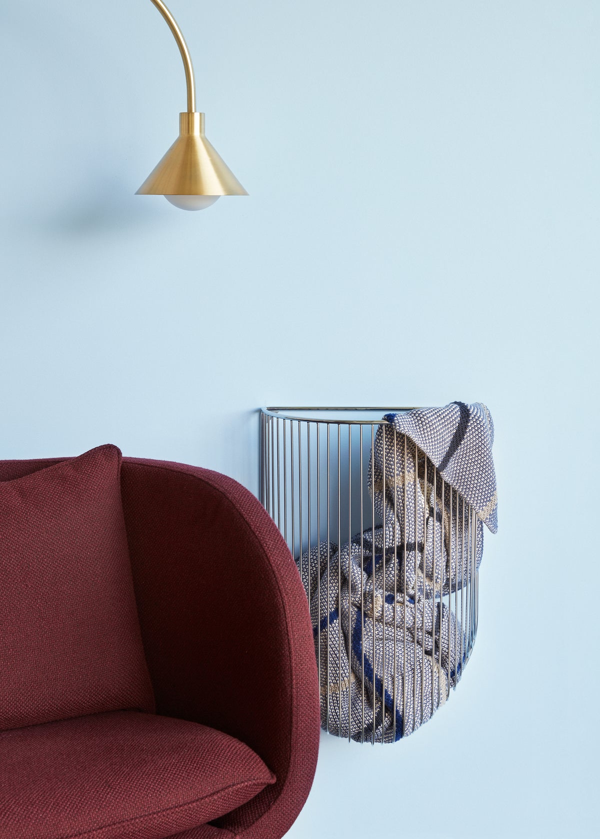 Rohr-Stehlampe Messing