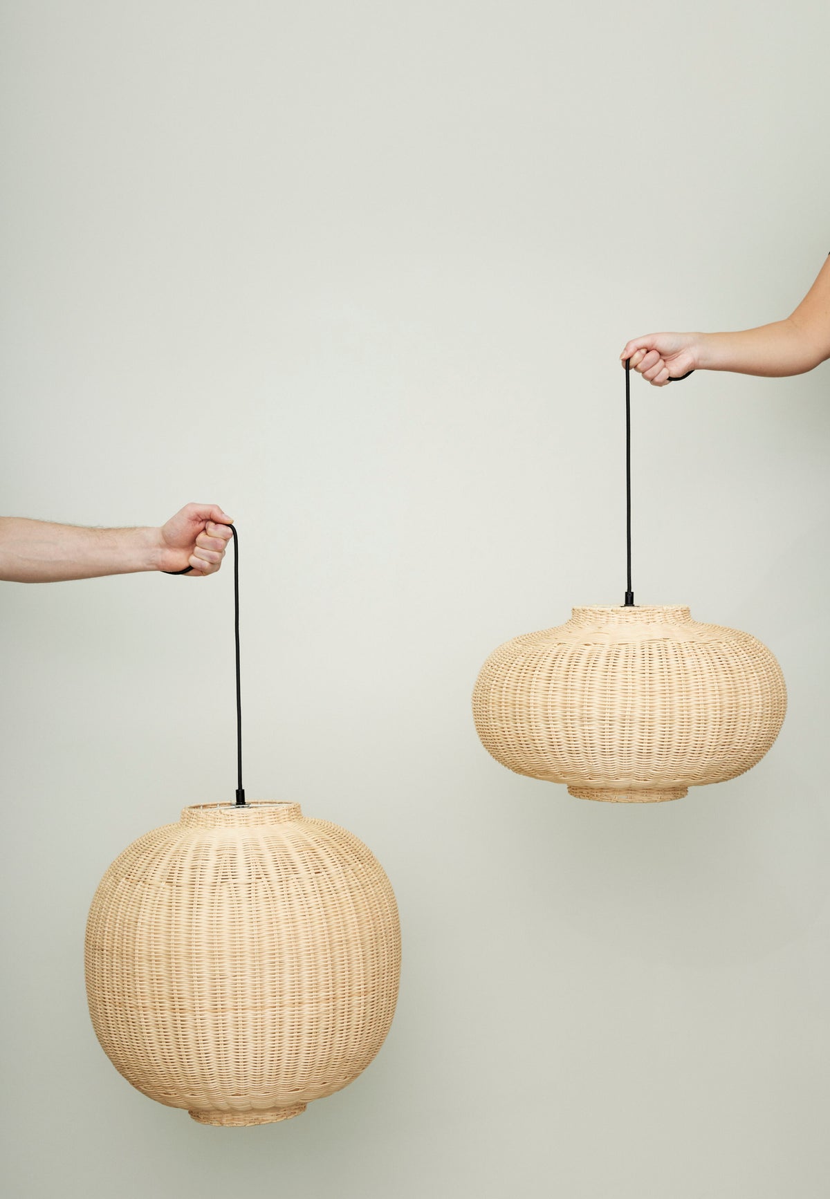 Chand Pendelleuchte Ellipse Natur