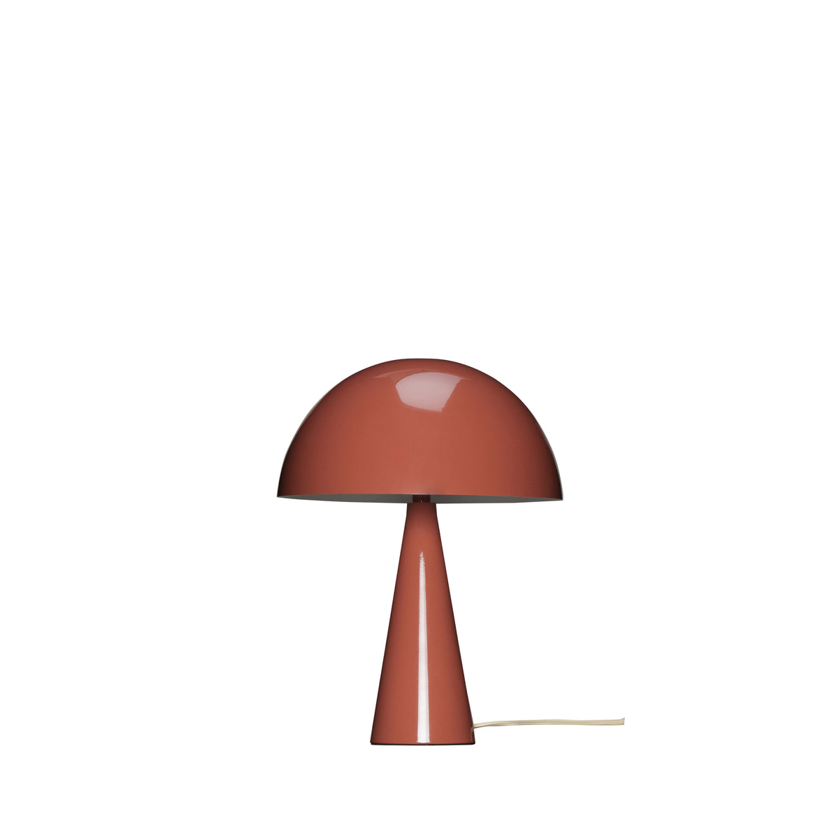 Mush Mini Tischlampe – Eisen Rubinrot, Ø 25 × 33 cm