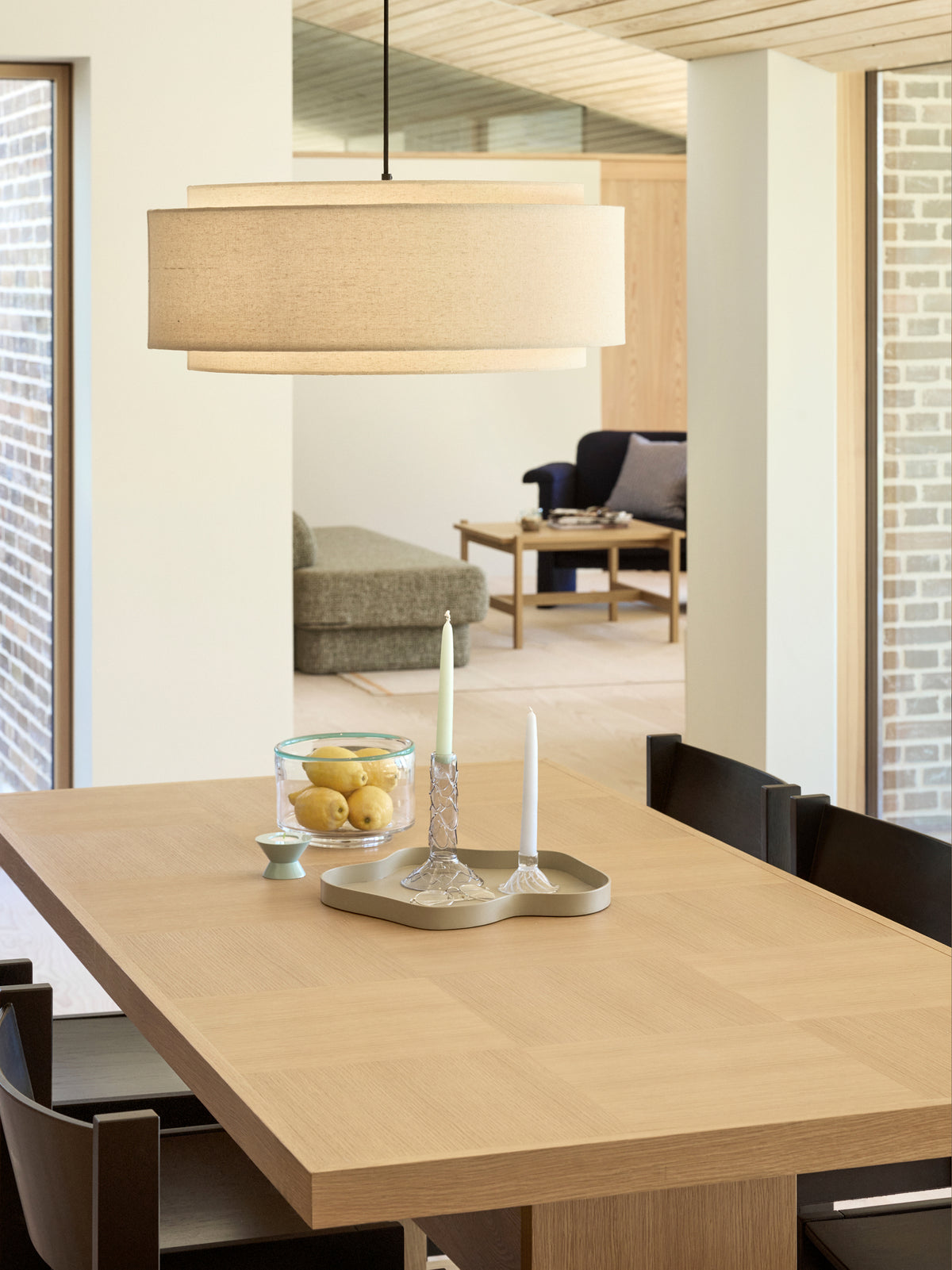 Sable Pendelleuchte Breit Sand