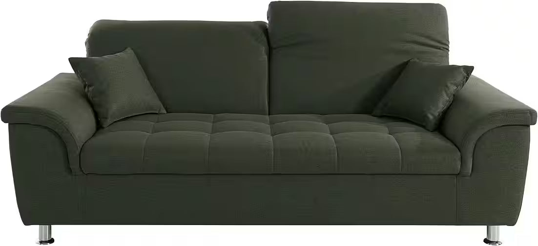 Sofa Franz in Grün, 210 cm Breite
