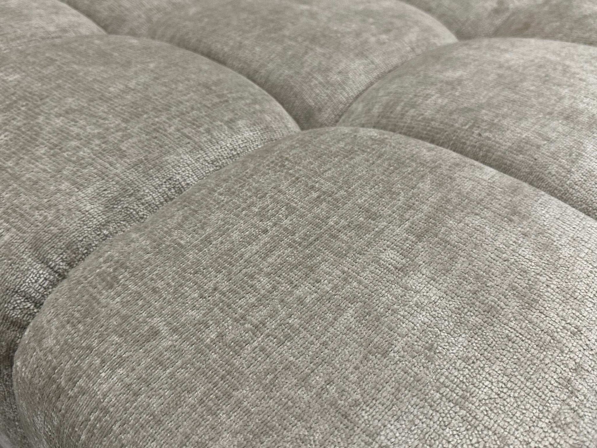Bubble Sofa / Ecksofa in Chenille Beige - POLSTEROASE