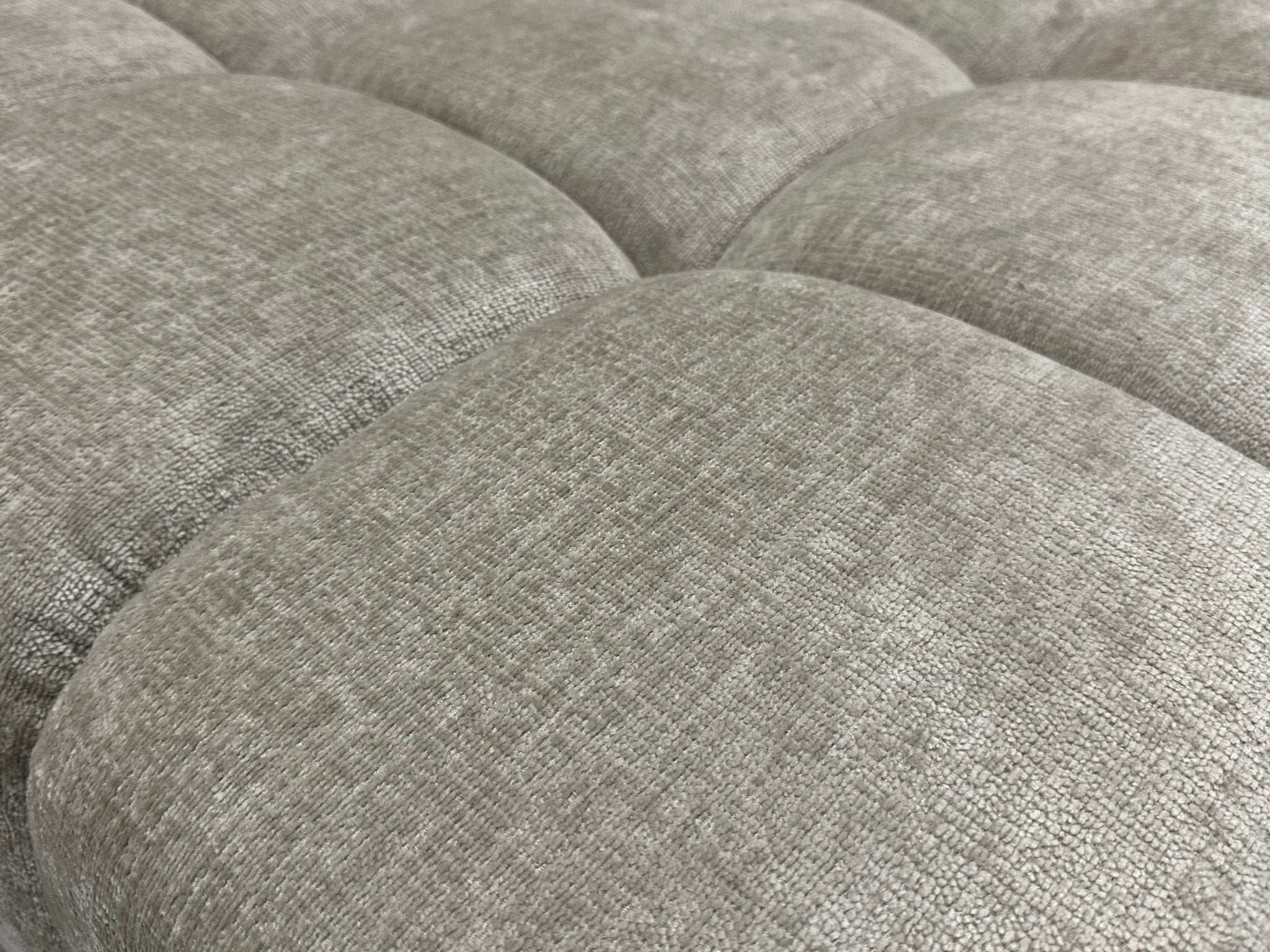 Bubble Sofa / Ecksofa in Chenille Beige - POLSTEROASE