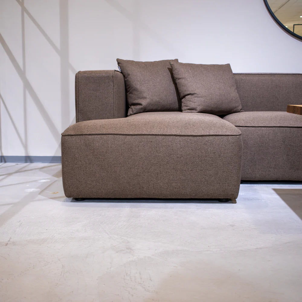 Benne Modulsofa Links in Braun, 290 cm Breite | PolsterOase
