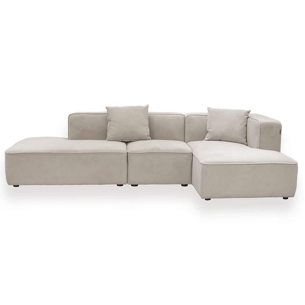 Benne Modulsofa Rechts in Beige 290 cm | PolsterOase