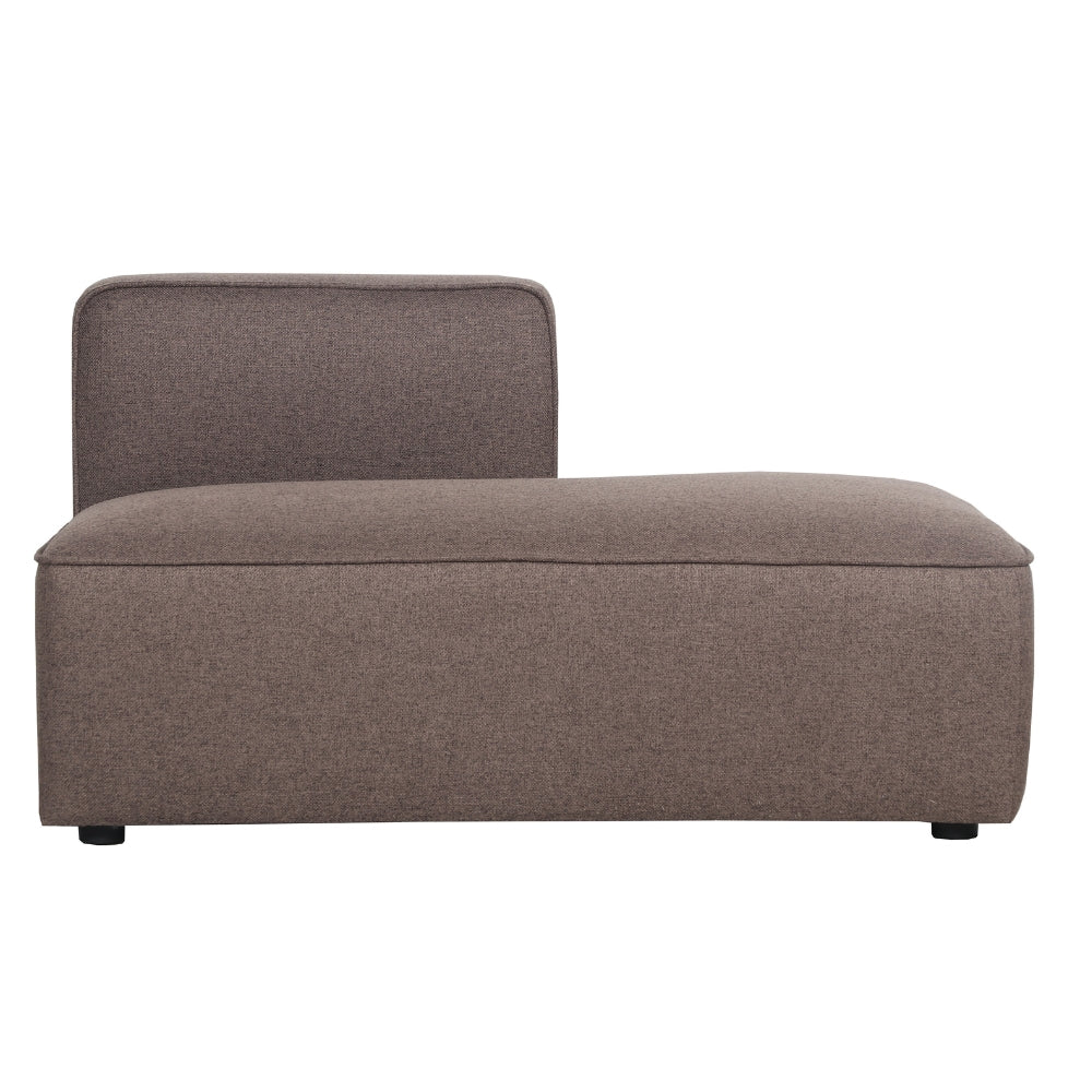 Benne offenes Modul Rechts in Braun, 127 cm Breite | PolsterOase