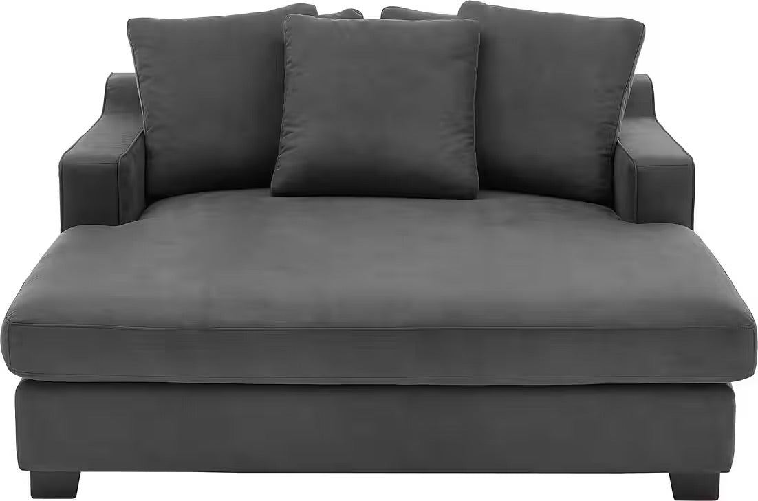 Big Sofa in Luxus-Microfaser, 158 cm Breite -2