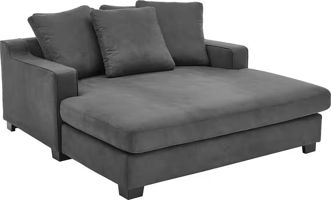 Big Sofa in Luxus-Microfaser, 158 cm Breite -3