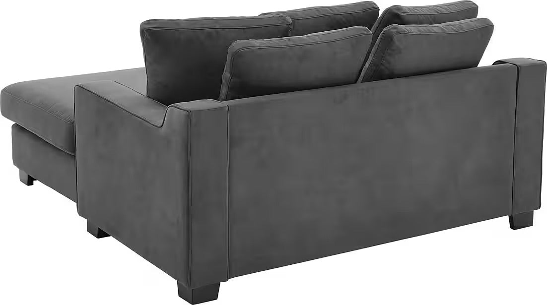 Big Sofa in Luxus-Microfaser, 158 cm Breite -4