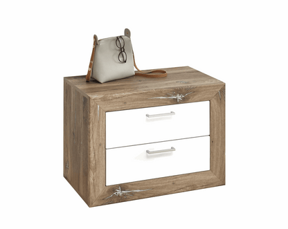 Garderobenbank in hochwertigem Flagstaff-Eichen-Dekor