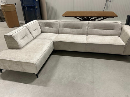 Ecksofa L-Form in Bouclé Naturton