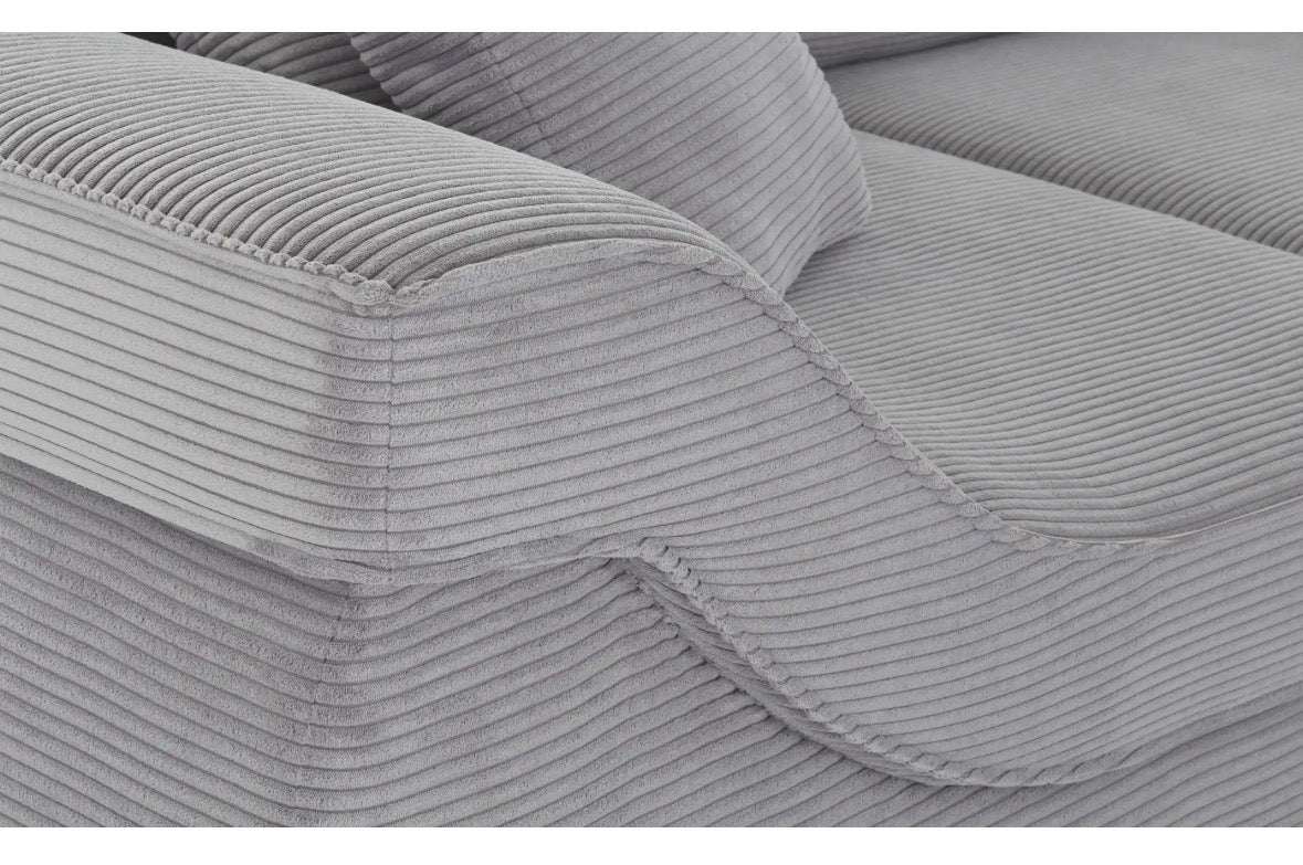 Ecksofa in Cord, 310 cm Breite | PolsterOase