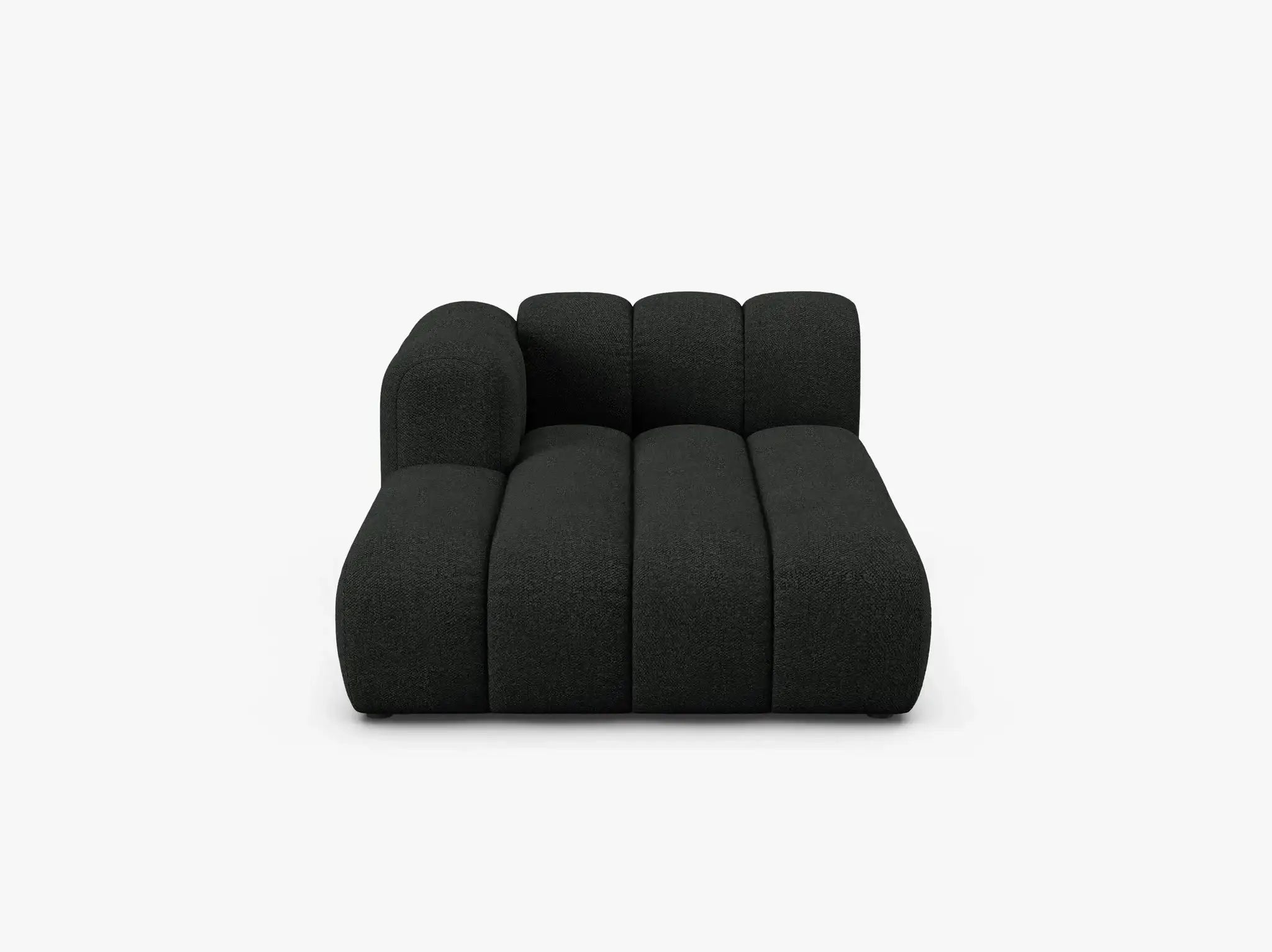 Chaiselongue (links) in Bouclé, 117 cm Breite - Modulsofa-1