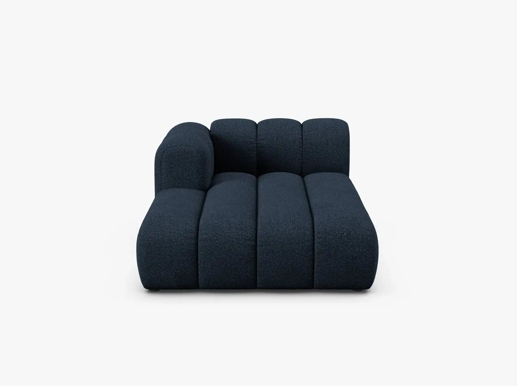 Chaiselongue (links) in Bouclé, 117 cm Breite - Modulsofa-5