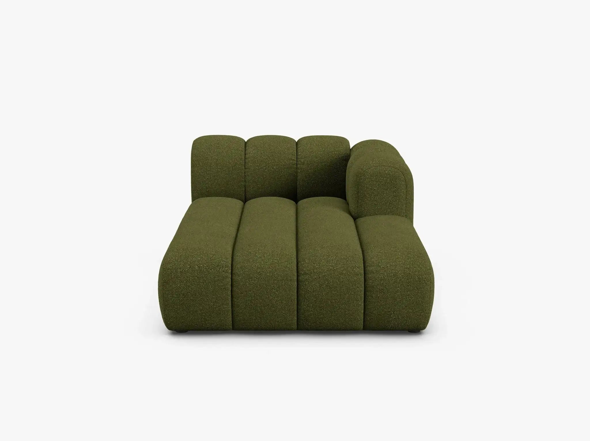 Chaiselongue (rechts) in Bouclé, 117 cm Breite - Modulsofa-4