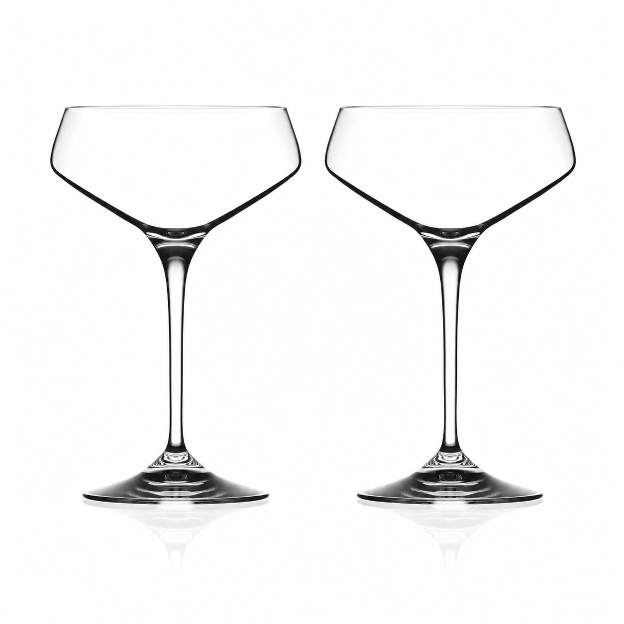 Aria RCR Luxion® Champagnerschalen – Italienische Kristallgläser für Sekt, Cocktails & stilvolle Feiern