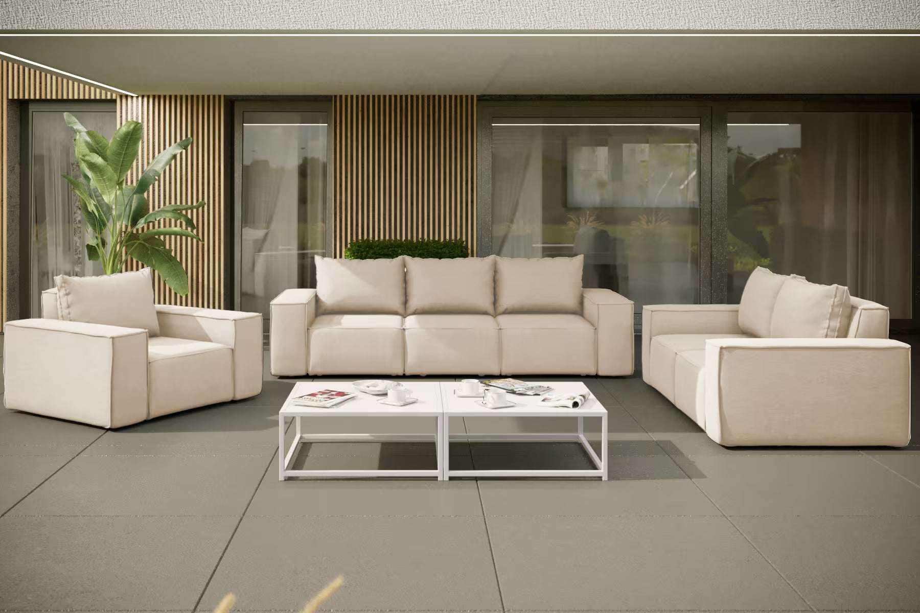Sofa Set Lea 3-2-1, 245 cm Breite