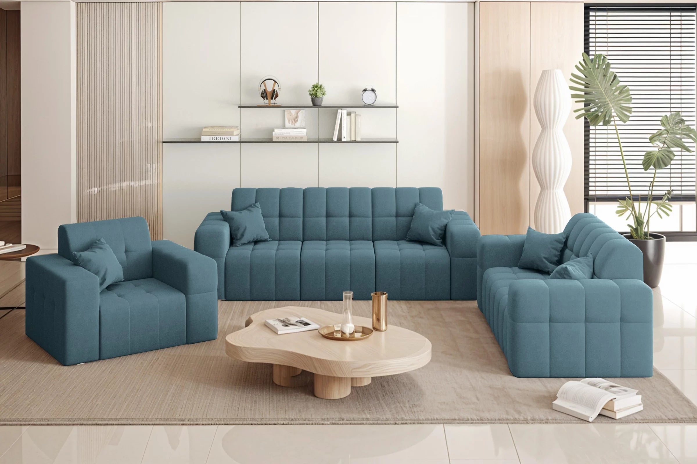 Sofa Set Nimes 3-2-1 #Variant_Blau