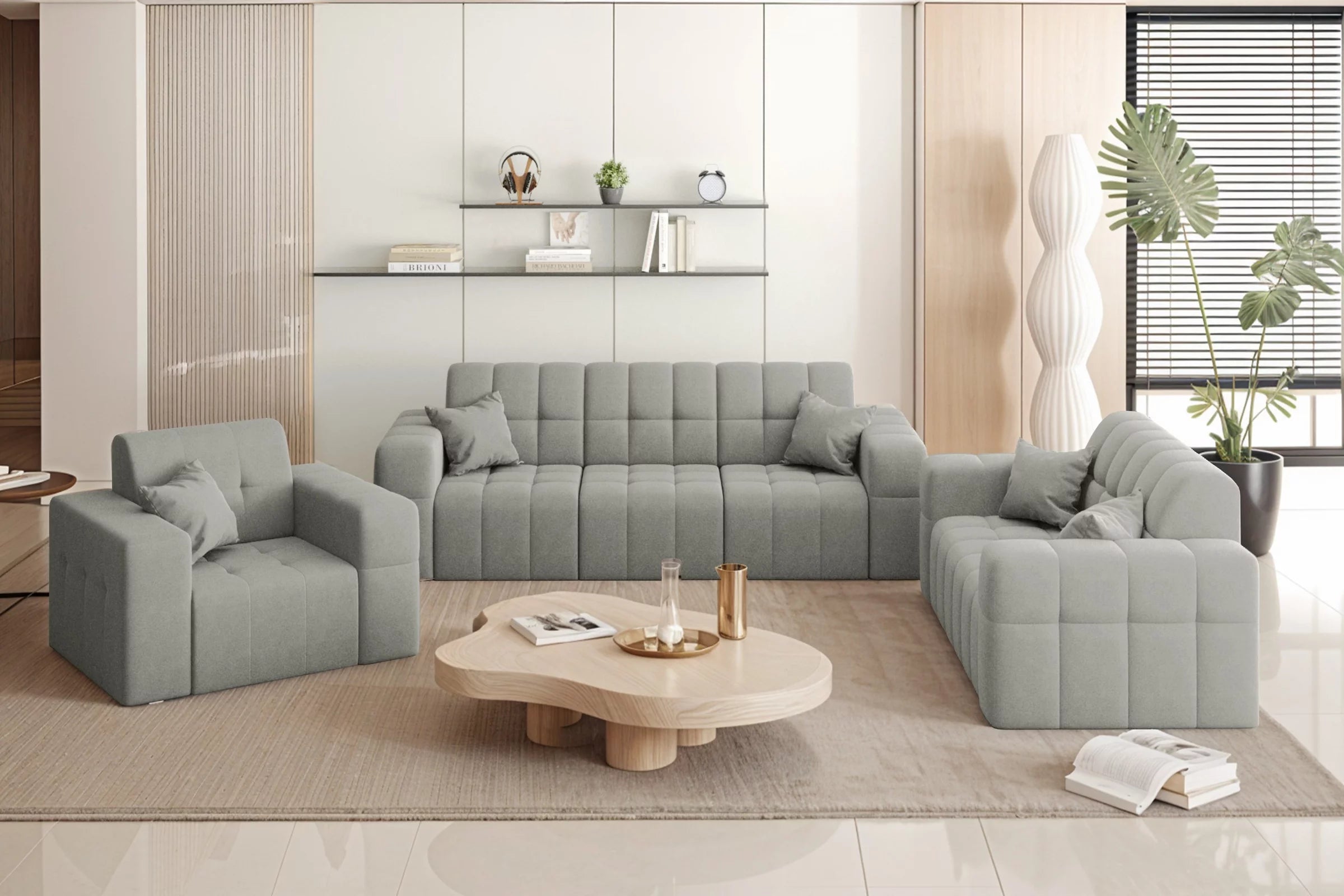 Sofa Set Nimes 3-2-1 #Variant_Grau