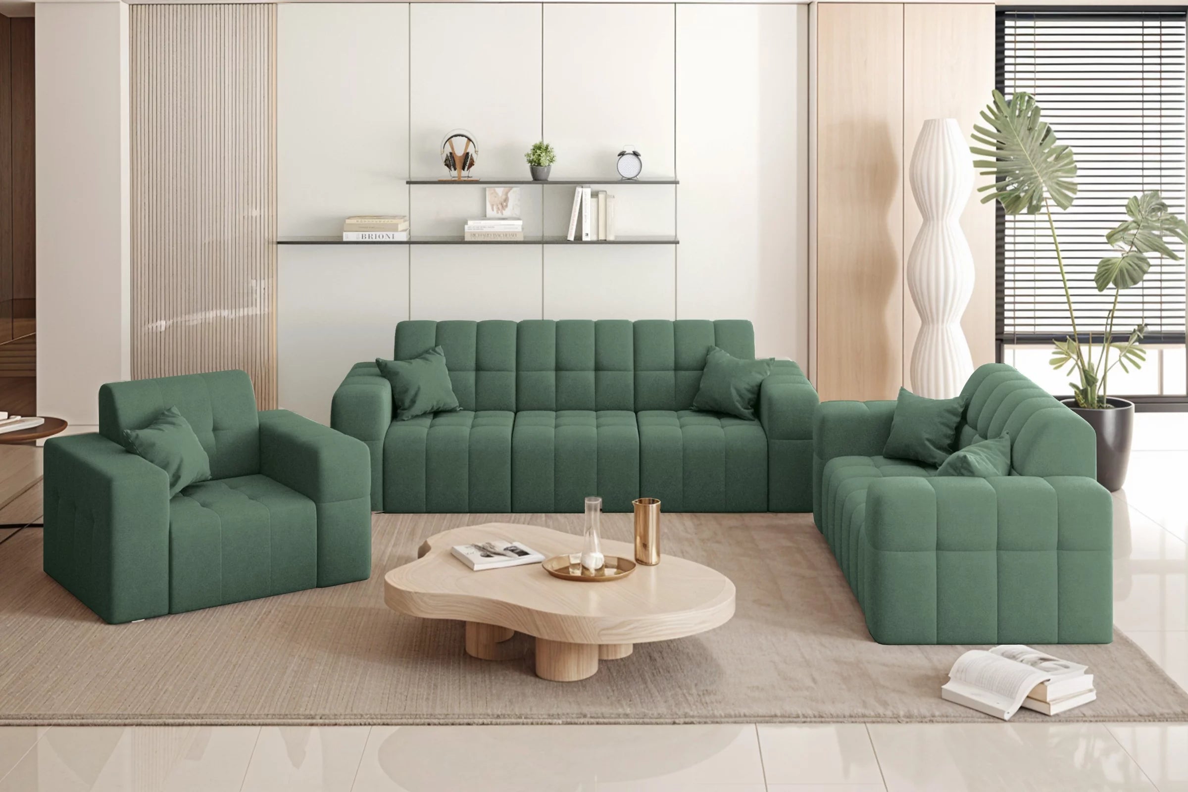 Sofa Set Nimes 3-2-1 #Variant_Grün