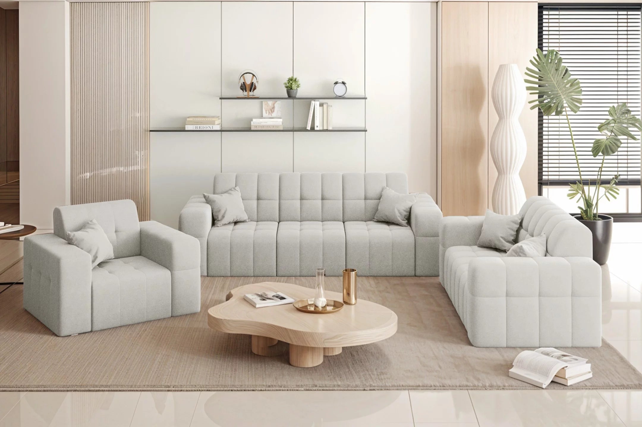 Sofa Set Nimes 3-2-1 #Variant_Weiß