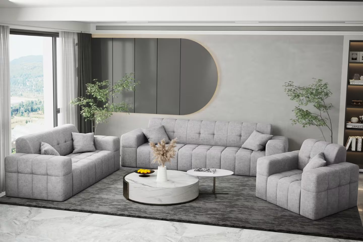 Sofa Set Nimes 3-2-1 #Variant_Grau