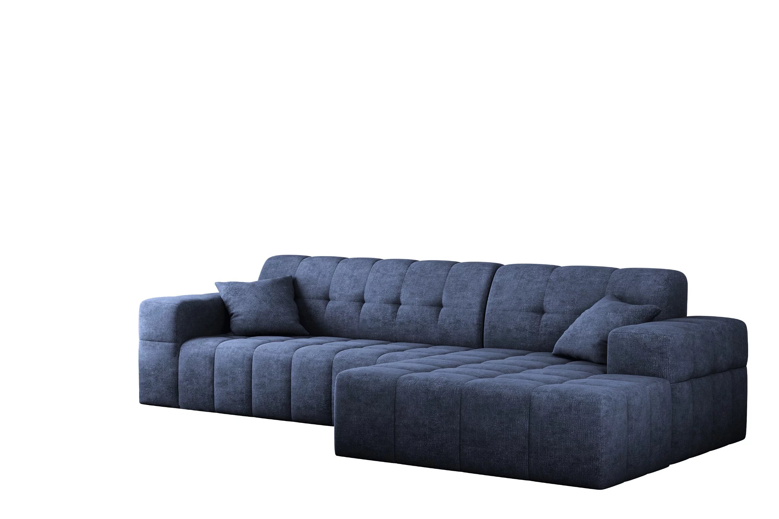 Ecksofa Nimes (re) in Teddy, 265 cm Breite