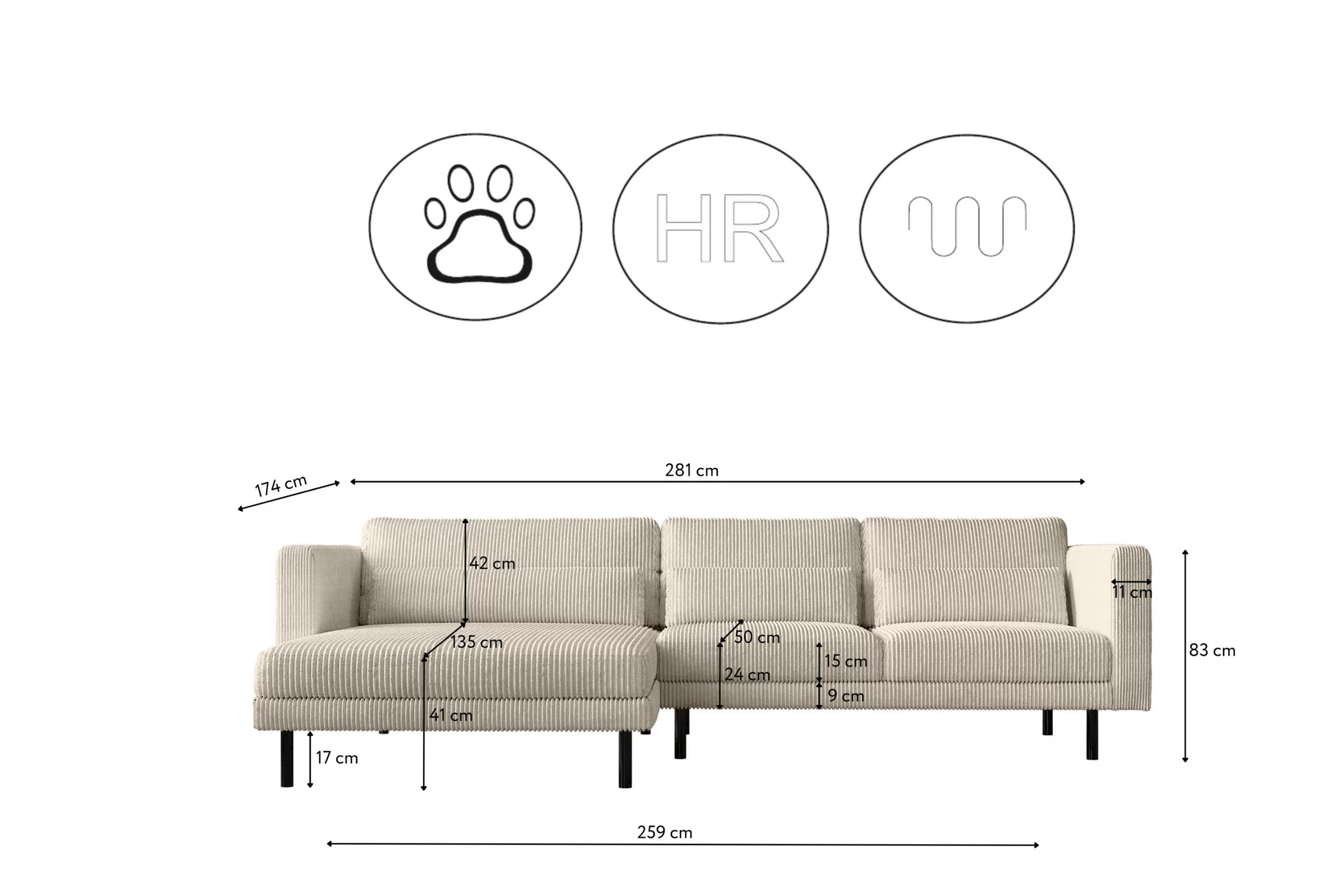 Dani Ecksofa #Variant_Beige-Links