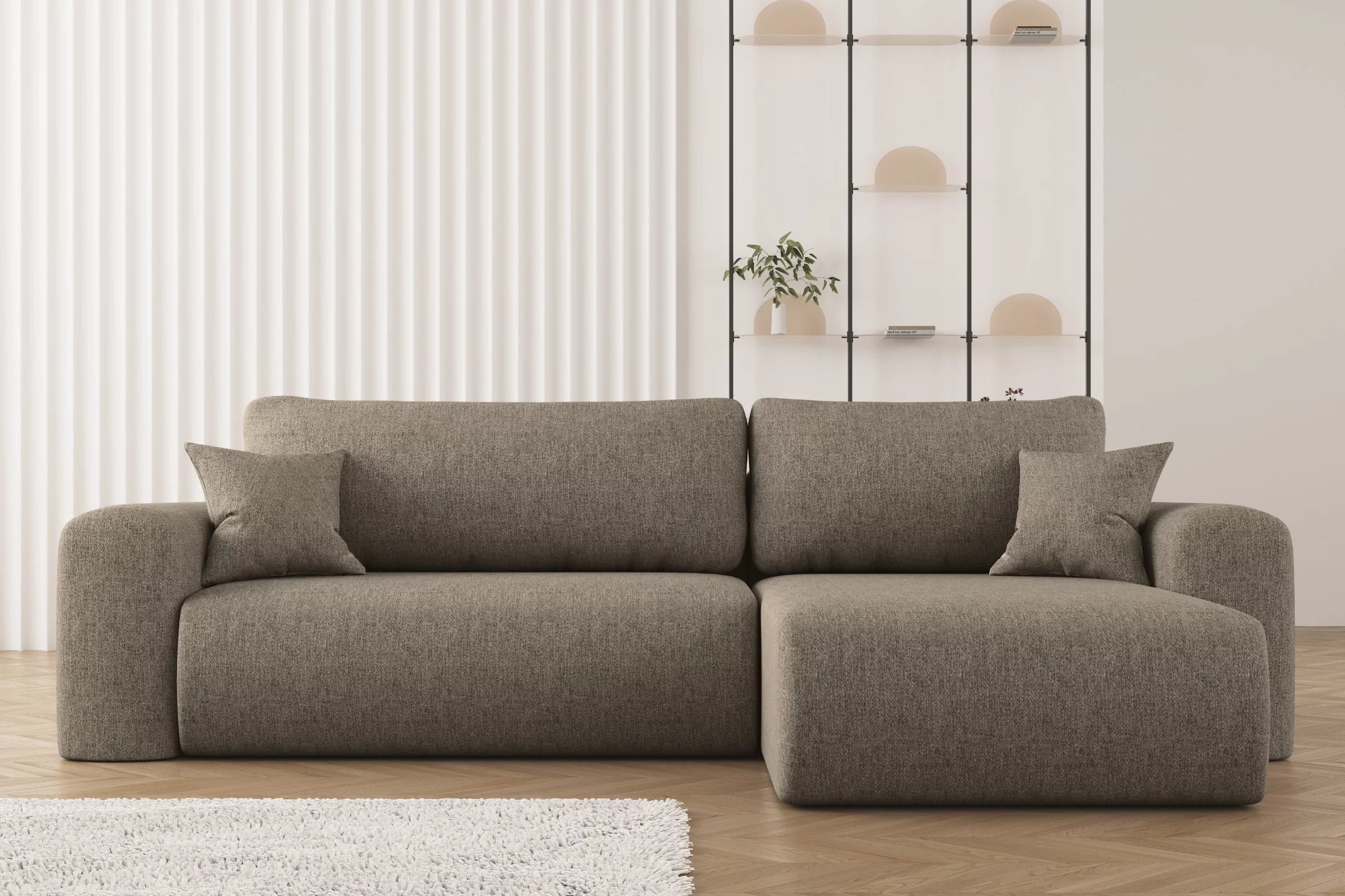Ecksofa Capri #Variant_Braun-Rechts
